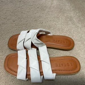White sandals